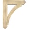 Ekena Millwork Thorton Arts and Crafts Rough Sawn Bracket w/ Offset Brace, Douglas Fir, 8"W x 32"D x 40"H BKT0806X32X40THR03RDF - alternate 2